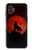 S2955 Wolf Howling Red Moon Hülle Schutzhülle Taschen für Samsung Galaxy XCover7 Pro