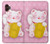 S3025 Pink Maneki Neko Lucky Cat Hülle Schutzhülle Taschen für Samsung Galaxy XCover7 Pro