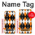 S3421 Black Orange White Argyle Plaid Hülle Schutzhülle Taschen für Samsung Galaxy XCover7 Pro