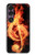 S0493 Music Note Burn Hülle Schutzhülle Taschen für Sony Xperia 1 VII