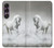S0932 White Horse Hülle Schutzhülle Taschen für Sony Xperia 1 VII
