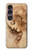 S1045 Leonardo da Vinci Woman's Head Hülle Schutzhülle Taschen für Sony Xperia 1 VII