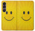 S1146 Yellow Sun Smile Hülle Schutzhülle Taschen für Sony Xperia 1 VII