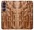 S1307 Fish Wood Carving Graphic Printed Hülle Schutzhülle Taschen für Sony Xperia 1 VII