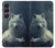 S1516 White Wolf Hülle Schutzhülle Taschen für Sony Xperia 1 VII