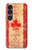 S1603 Canada Flag Old Vintage Hülle Schutzhülle Taschen für Sony Xperia 1 VII