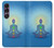 S2295 Bhuddha Aura Chakra Balancing Healing Hülle Schutzhülle Taschen für Sony Xperia 1 VII