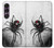S2386 Black Widow Spider Hülle Schutzhülle Taschen für Sony Xperia 1 VII
