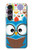 S2521 Cute Nerd Owl Cartoon Hülle Schutzhülle Taschen für Sony Xperia 1 VII