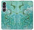 S2653 Dragon Green Turquoise Stone Graphic Hülle Schutzhülle Taschen für Sony Xperia 1 VII