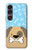 S2669 Cute Dog Paws Bones Cartoon Hülle Schutzhülle Taschen für Sony Xperia 1 VII