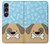 S2669 Cute Dog Paws Bones Cartoon Hülle Schutzhülle Taschen für Sony Xperia 1 VII