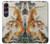 S2751 Chinese Tiger Brush Painting Hülle Schutzhülle Taschen für Sony Xperia 1 VII