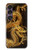 S2804 Chinese Gold Dragon Printed Hülle Schutzhülle Taschen für Sony Xperia 1 VII
