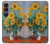 S2937 Claude Monet Bouquet of Sunflowers Hülle Schutzhülle Taschen für Sony Xperia 1 VII
