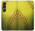 S3031 Yellow Softball Ball Hülle Schutzhülle Taschen für Sony Xperia 1 VII