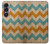 S3033 Vintage Wood Chevron Graphic Printed Hülle Schutzhülle Taschen für Sony Xperia 1 VII