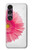 S3044 Vintage Pink Gerbera Daisy Hülle Schutzhülle Taschen für Sony Xperia 1 VII