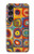 S3409 Squares Concentric Circles Hülle Schutzhülle Taschen für Sony Xperia 1 VII