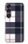 S3452 Plaid Fabric Pattern Hülle Schutzhülle Taschen für Sony Xperia 1 VII