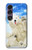 S3794 Arctic Polar Bear and Seal Paint Hülle Schutzhülle Taschen für Sony Xperia 1 VII