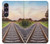 S3866 Railway Straight Train Track Hülle Schutzhülle Taschen für Sony Xperia 1 VII