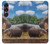 S4031 Baby Hippo Hippopotamus Family Hülle Schutzhülle Taschen für Sony Xperia 1 VII