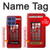 S0058 British Red Telephone Box Hülle Schutzhülle Taschen für Motorola Moto G Stylus 5G (2025), Edge 60 Stylus