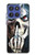 S0222 Skull Pentagram Hülle Schutzhülle Taschen für Motorola Moto G Stylus 5G (2025,2026), Edge 60 Stylus