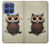 S0360 Coffee Owl Hülle Schutzhülle Taschen für Motorola Moto G Stylus 5G (2025,2026), Edge 60 Stylus