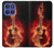 S0415 Fire Guitar Burn Hülle Schutzhülle Taschen für Motorola Moto G Stylus 5G (2025,2026), Edge 60 Stylus