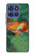 S1157 Red Arowana Fish Hülle Schutzhülle Taschen für Motorola Moto G Stylus 5G (2025,2026), Edge 60 Stylus