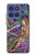 S1240 Bali Painting Hülle Schutzhülle Taschen für Motorola Moto G Stylus 5G (2025,2026), Edge 60 Stylus