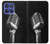 S1672 Retro Microphone Jazz Music Hülle Schutzhülle Taschen für Motorola Moto G Stylus 5G (2025,2026), Edge 60 Stylus