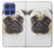 S1852 Pug Dog Hülle Schutzhülle Taschen für Motorola Moto G Stylus 5G (2025,2026), Edge 60 Stylus