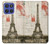 S2108 Eiffel Tower Paris Postcard Hülle Schutzhülle Taschen für Motorola Moto G Stylus 5G (2025,2026), Edge 60 Stylus