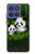 S2441 Panda Family Bamboo Forest Hülle Schutzhülle Taschen für Motorola Moto G Stylus 5G (2025,2026), Edge 60 Stylus