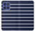 S2767 Navy White Striped Hülle Schutzhülle Taschen für Motorola Moto G Stylus 5G (2025,2026), Edge 60 Stylus