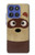 S2825 Cute Cartoon Raccoon Hülle Schutzhülle Taschen für Motorola Moto G Stylus 5G (2025,2026), Edge 60 Stylus