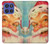 S2840 Christmas Vintage Santa Hülle Schutzhülle Taschen für Motorola Moto G Stylus 5G (2025), Edge 60 Stylus