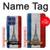 S2859 Vintage France Flag Eiffel Tower Hülle Schutzhülle Taschen für Motorola Moto G Stylus 5G (2025), Edge 60 Stylus