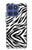 S3056 Zebra Skin Texture Graphic Printed Hülle Schutzhülle Taschen für Motorola Moto G Stylus 5G (2025), Edge 60 Stylus