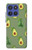 S3285 Avocado Fruit Pattern Hülle Schutzhülle Taschen für Motorola Moto G Stylus 5G (2025,2026), Edge 60 Stylus