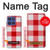 S3535 Red Gingham Hülle Schutzhülle Taschen für Motorola Moto G Stylus 5G (2025), Edge 60 Stylus