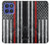 S3687 Firefighter Thin Red Line American Flag Hülle Schutzhülle Taschen für Motorola Moto G Stylus 5G (2025,2026), Edge 60 Stylus
