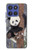 S3793 Cute Baby Panda Snow Painting Hülle Schutzhülle Taschen für Motorola Moto G Stylus 5G (2025,2026), Edge 60 Stylus