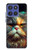 S3971 Cat Painted Color Hülle Schutzhülle Taschen für Motorola Moto G Stylus 5G (2025,2026), Edge 60 Stylus