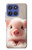 S3979 Cute Baby Pig Hülle Schutzhülle Taschen für Motorola Moto G Stylus 5G (2025,2026), Edge 60 Stylus