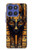 S3992 Gold Black Anubis Hülle Schutzhülle Taschen für Motorola Moto G Stylus 5G (2025,2026), Edge 60 Stylus