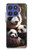 S4008 Panda Family Hülle Schutzhülle Taschen für Motorola Moto G Stylus 5G (2025,2026), Edge 60 Stylus